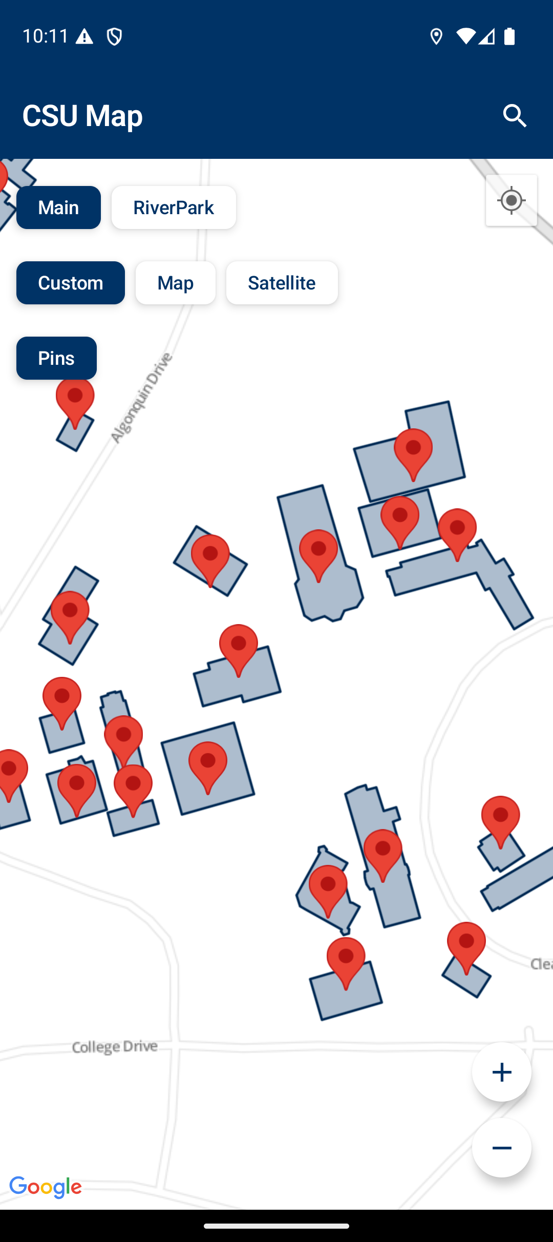 Campus Map on Android